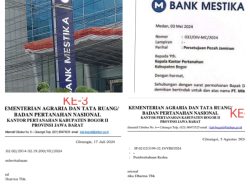 Bank Mestika Diduga Abaikan Proses Pecah Sertifikat Tanah PT Mitra, Ada Indikasi Kecurangan