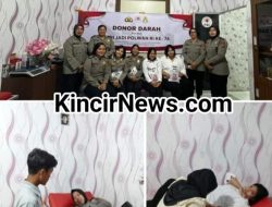 Polwan Polres Langkat Rayakan HUT ke-76 dengan Donor Darah