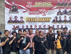 Ranting Kwala Bekala GRIB Jaya Kota Medan Gelar Pesta Rakyat Pada Perayaan HUT RI ke- 79