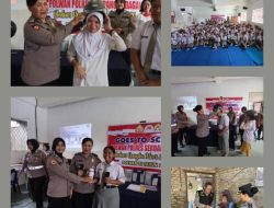 Semarakkan HUT Ke 76 Polwan Polres Serdang Bedagai Goes To School Kunjungi Pelajar SMA dan Bakti Sosial