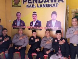 Sat Binmas Polres Langkat Sambangi Tokoh Masyarakat, Sosialisasikan Pilkada Damai dan Netralitas Polri
