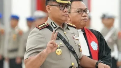 Kapolda Sumut Irjen Wisnu Resmi Melantik Kapolrestabes Medan Kombes Gidion Arif