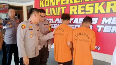 Polsek Medan Tembung Kerja Cepat Amankan Pelaku Pencurian Speda Motor Modus Menjual Senjata Tajam 