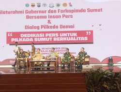 PJ Gubernur Sumut Dedikasi Pers Untuk Gelar Pilkada Sumut Damai
