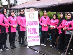 Polres Binjai Gercep Siapkan Dapur Umum Bantu Masyarakat korban banjir