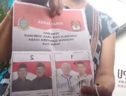 Seorang Ibu Ibu Vidio Mendapat Kan Kertas Pemilihan Suara Lebih Dari 1 Pemilihan Gubernur Sumut