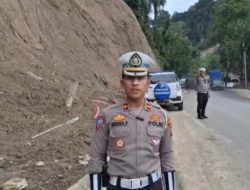 Kasat Lantas Polrestabes Medan, Kompol Andika Purba Mengatur, Situasi Jalur Medan-Berastagi Arus Lalu Lintas Lancar dan Aman