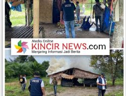 Polres Binjai Kembali Ratakan Barak Narkoba di Sei Bingai