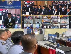 Rutan Kelas I Medan Ikuti Pelantikan Pimti Pratama Secara Virtual