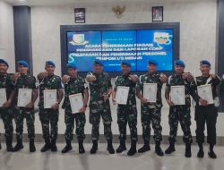 Dandenpom I/5 Medan Pimpin Acara Pemberian Penghargaan, Penerimaan serta Pelepasan Personel Denpom I/5 Medan