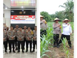 Polres Sergai Melaksanakan Monitoring Evaluasi Ketahanan Pangan & Senjata Api Oleh Itwasum Polri 