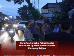 Ditresnarkoba Polda Sumut Dukung Penuh Polres Siantar Pengrebekan Narkoba Kampung Bajigur