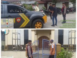 Sat Samapta Polresta Deli Serdang Tingkatkan Pengamanan Gereja Lewat Patroli Dialogis