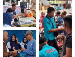 Ikatan Media Online DPW Sumut & Dinas Perindustrian Perdagangan Gelar Pasar Murah Di Jl Seksama/Jaya II Medan Kota