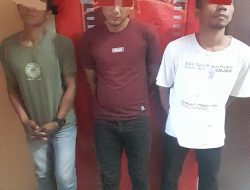 Polsek Dolmas Polres Sergai Ringkus 2 Pelaku dan 1 Penadah Tindak Pidana Pencurian 