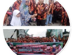 Bulan Suci Hari Ke 3 Ramadhan Ketua PAC Pemuda Pancasila Medan Tuntungan Sempurna Sembiring Bagi-Bagi Takjil Di Jamin Ginting Laucih Stikes