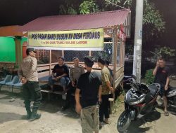 Sat Binmas Polres Sergai Tingkatkan Patroli Malam dan Tinjau Pos Sat Kamling Demi Keamanan Warga