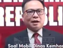 Kepala Biro Kemenhan Klarifikasi Tentang Video Beredar Mobil dengan Plat Dinas Berhenti Bersama PSK