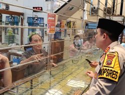Kapolres Binjai AKBP Bambang Cek Keamanan Pedagang Emas Dikota Binjai