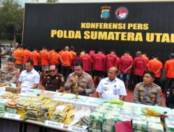 Setelah 2 Bulan,Polda Sumut Ungkap Ratusan KG Narkotika Berbagai Jenis