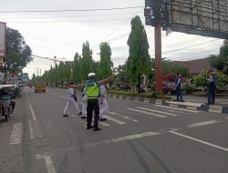 Strong Point Satlantas Polres Langkat Untuk Kelancaran Lalu Lintas