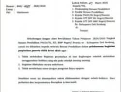 Lapor Dinas Pendidikan:  SDN 106790 Tetap Gelar Perpisahan di Luar Sekolah