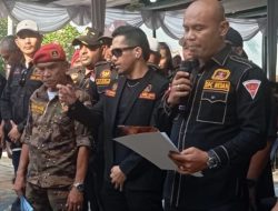 Ketua Pembina GRIB Medan Ferdi Sembiring Bersama Ketua GRIB Medan Rudi Ginting Resmi Melantik Ketua DPC GRIB Medan Sunggal Sanjaya Siahaan Dan Jajaran Pengurus DPC GRIB Medan Sunggal