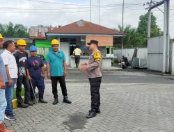 Polsek Kotarih Monitoring dan Deteksi Gerakan Massa Jelang Hari Buruh Internasional