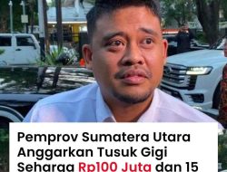Gubsu Boby Nasution Mengaku Pemprov Sumut Anggarkan Tusuk Gigi Rp 100 Juta, 15 Kue Tart Rp 48 Juta