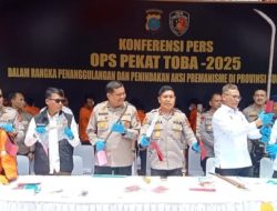Polda Sumut Gelar Konfrensi Pers Ungkap Tersangka Specialis Curanmor