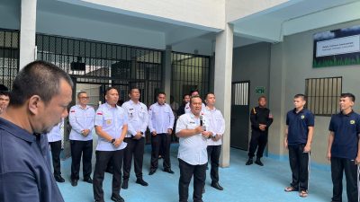 Rutan Kelas I Medan Terima Kunjungan Kerja Inspektur Wilayah I Kemenimipas