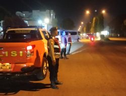 Sat Samapta Polres Langkat Tingkatkan Keamanan Lewat Patroli Malam Hari
