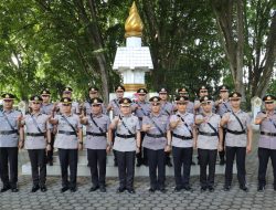 Sambut HUT Bhayangkara ke 79, Polres Langkat Ziarah dan Tabur Bunga di Taman Makam Pahlawan