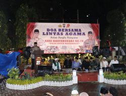 Kapolres Langkat Gelar Doa Bersama Lintas Agama Memperingati HUT BHAYANGKARA KE-79