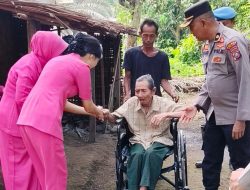 Kapolres Binjai Salurkan Bantuan Sosial Kepada Masyarakat sei bingai
