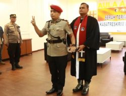 Kapolres Binjai Serah Terimakan Jabatan Kasat Reskrim AKP Hizkia Yosia Cladius Peter Siagian STK,SIK,MS Polres Binjai