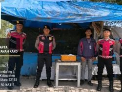 Sat Samapta Polres Tanah Karo Laksanakan 3 C  Patroli Dialogis Di Berastagi Dan Kabanjahe