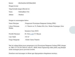 Diduga Tak Kantongi Izin, Bangunan Klinik di Jl. Thamrin Disorot Tajam Ketua Umum TKN Kompas Nusantara!