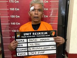 Polsek Medan Baru Amankan Pelaku Melakukan Pencurian Sepeda Motor.