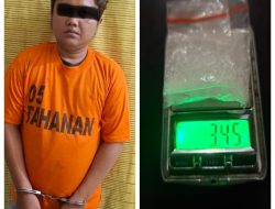 Pria 39 Tahun Diduga Bandar Narkoba Ditangkap Polisi di Jalan Danau Poso