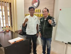 Ketua DPW FRN COUNTER Roy Nasution Melakukan Kunjungan Silaturahmi kepada Kasat Narkoba Polres Pematang Siantar AKP. Irwanta Sembiring