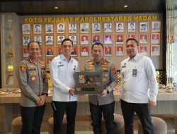 Perkuat Sinergi Penegakan Hukum, Kepala Rutan Kelas I Medan Silaturahmi Ke Polrestabes Medan