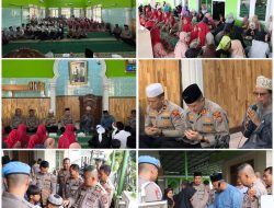 Momen Khidmat di Masjid Al-Ikhlas, Personel Polres Binjai Gelar Zikir dan Berdoa Bersama Anak Yatim