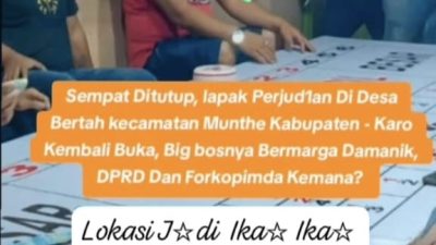 Judi Karo Tak Ada Matinya: Desa Bertah Kembali Jadi Arena, Kinerja Kapolres Dipertanyakan
