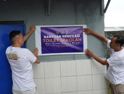 Toilet Jadi Kinclong & Dapat Susu Gratis, Siswa SD-SMP Taruna Karya Sumringah Disambangi Rutan Kelas I Medan