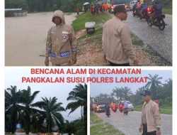 Langkat Darurat Bencana! Polisi Gerak Cepat Evakuasi Warga dan Urai Kemacetan