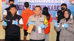 Dasar Tak Kapok! Residivis di Siantar Ajak Pacar Bisnis Haram, Simpan Ratusan Paket Sabu di Koper