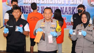 Dasar Tak Kapok! Residivis di Siantar Ajak Pacar Bisnis Haram, Simpan Ratusan Paket Sabu di Koper