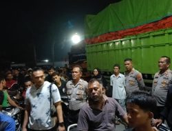 Personel Polres Serdang Bedagai Sigap Siaga Amankan Situasi Antrean BBM Benar Benar Kondusif
