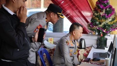 Kapolrestabes Medan Tinjau Pospam Operasi Lilin Toba 2025 di Patumbak